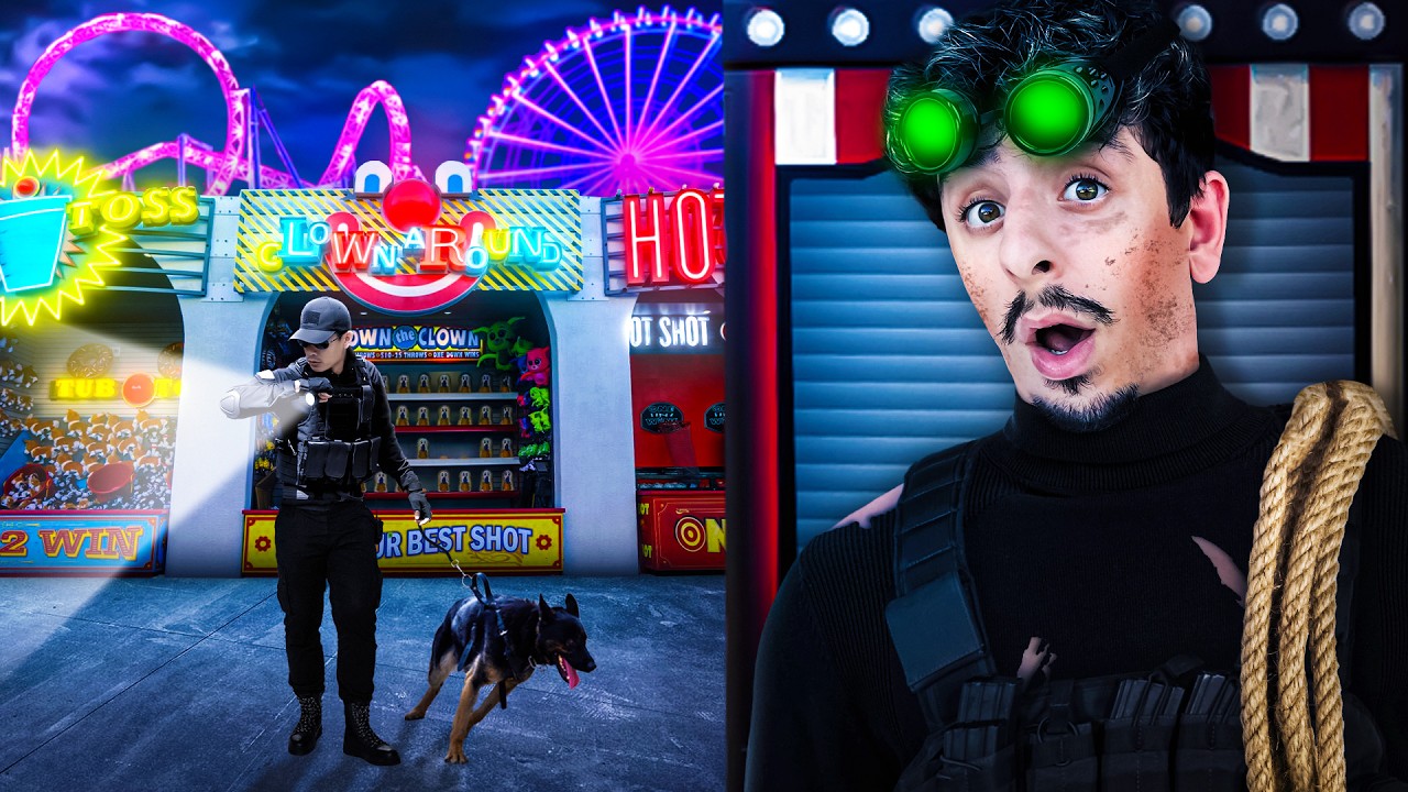 Survived Overnight Alone at an Amusement Park 🎢