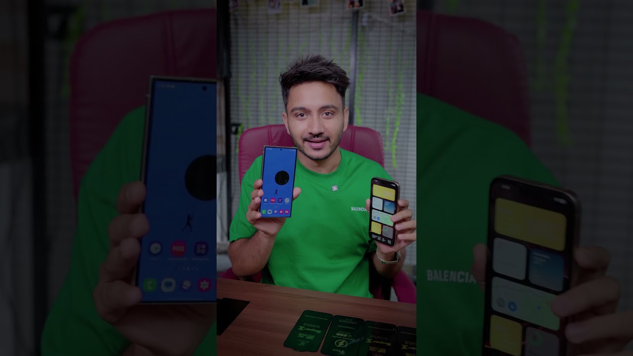 Iphone 16 Pro Max Vs Samsung S24 Ultra - Display Test 😱#shorts