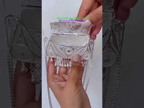 ЁЯМ╕beautiful silver purseЁЯШН#youtubeshorts #viralvideo #love#silver