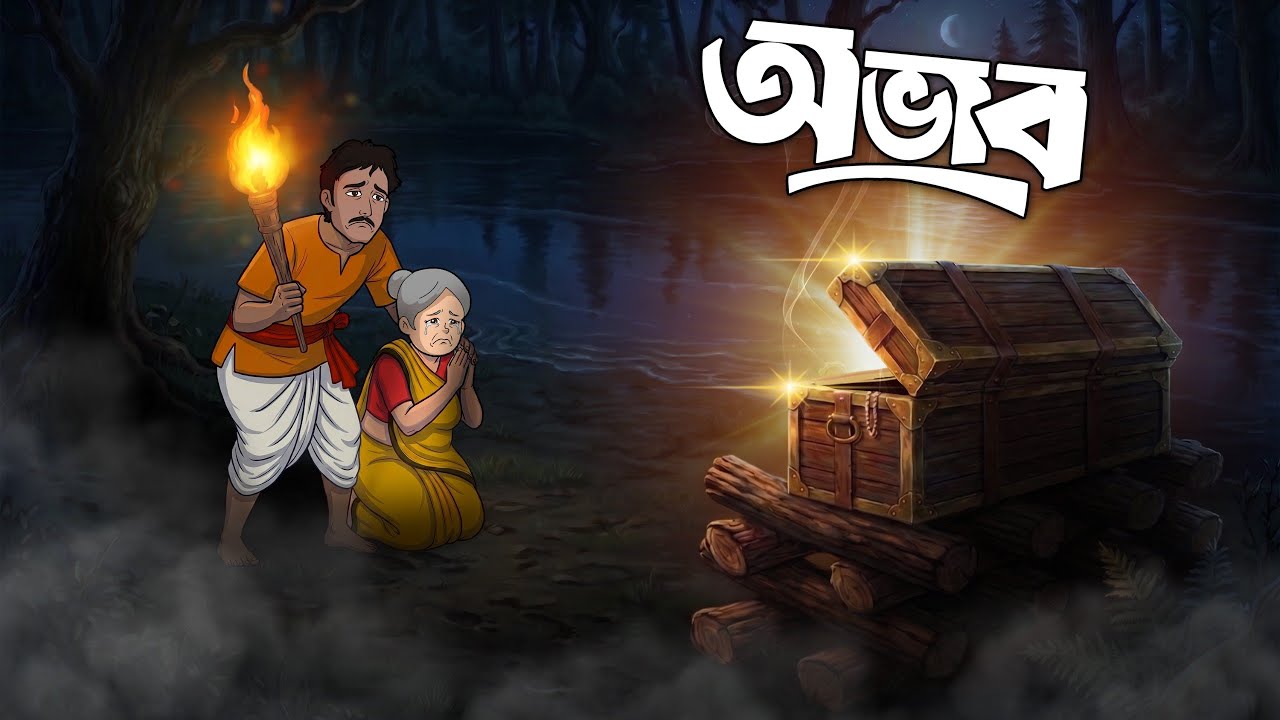 অভাব | Avaba | গ্রামবাংলার ভূতের গল্প | Twinkletoons | Bangla Cartoon