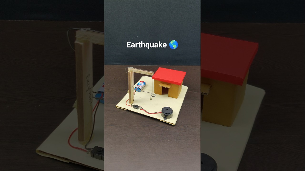 Build Your Own Earthquake Detector Alarm π οΈ | Easy Science Project