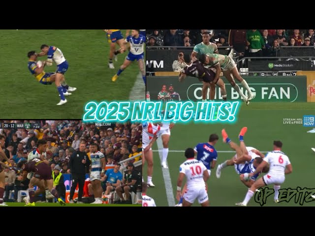 2025 NRL 2025 Big Hits! 🏉