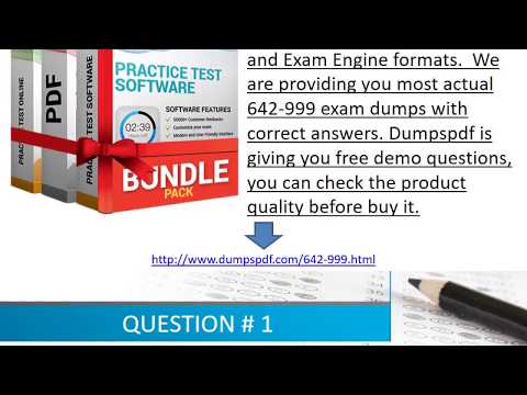 Where to Download Free 642-999 dumps?