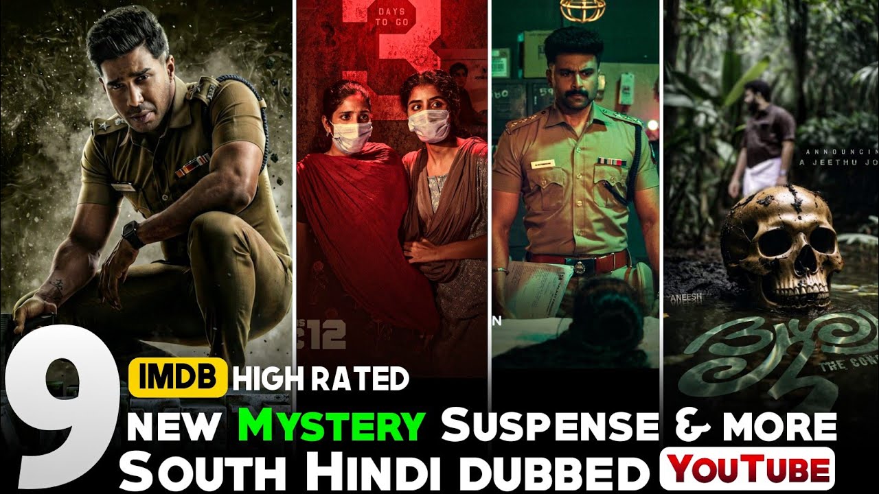 Top 9 South Indian Thriller Movies in Hindi 2025 🎬