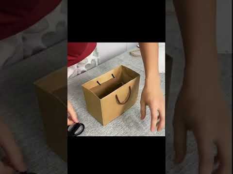 #diy #storage #homedecor #life #tidy #ideas Shopping bag change storage box in seconds.