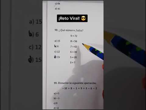 Razonamiento Matemático | Reto Matemático