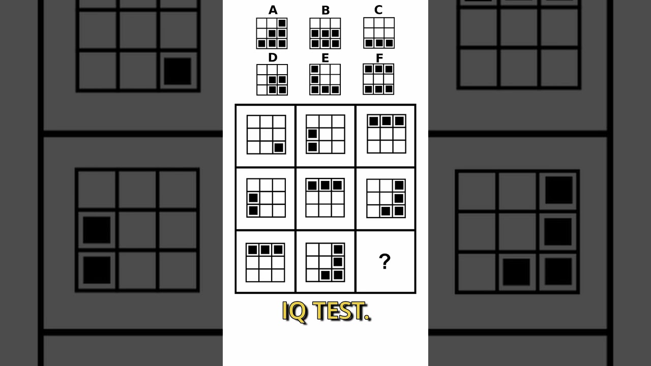 IQ Test - Mensa Norway Puzzle 7