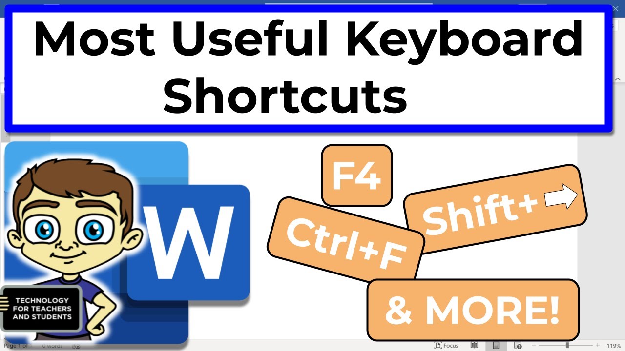 Top Microsoft Word Keyboard Shortcuts 📄