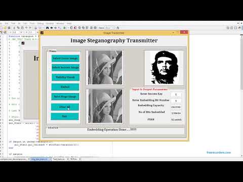 MATLAB code of Analysis of LSB Substitution Steganography