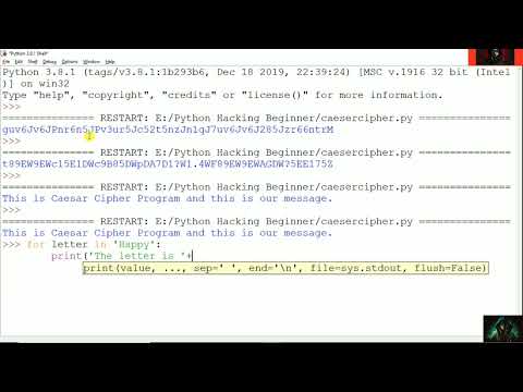 #6 encryption and deception of message in python of Ethical Hacking🎭👨💻!Full Ethical Hacking course!