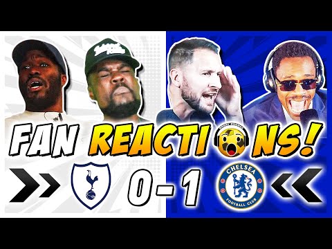 Spurs Fans FURIOUS 🤬 Reactions to Tottenham 0-1 Chelsea | Premier League Fan Reactions