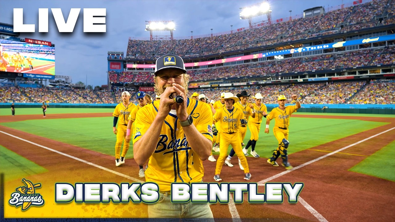 Dierks Bentley Performs 'What Was I Thinkin’' Live with The Savannah Bananas 🎶