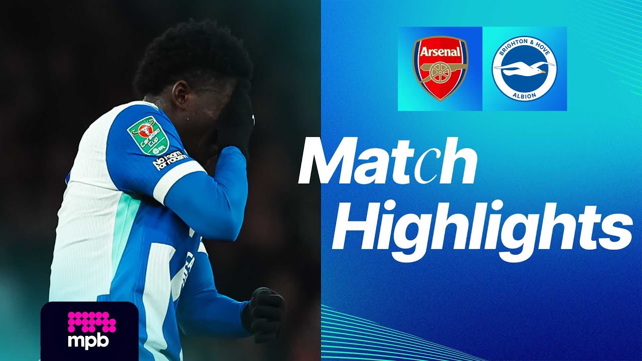 Exciting Arsenal vs Brighton EFL Cup Highlights ⚽
