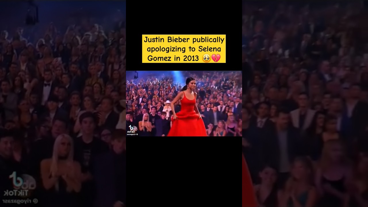 Justin Bieber Apologizes to Selena Gomez 😢