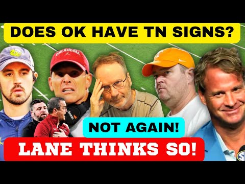 DOES OKLAHOMA HAVE TN SIGNS?! TENNESSEE FOOTBALL, OKLAHOMA FOOTBALL, ,SEC FOOTBALL,VOLS FOOTBALL