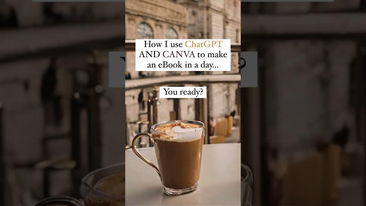 Create an Ebook in a Day with Canva & ChatGPT 📘