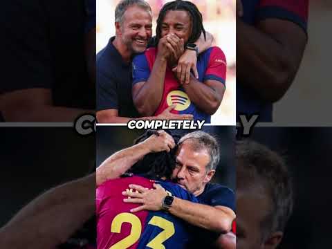 Kounde forgot he was playing for France and tried an offside trap — Hansi Flick fried his brain.😭💀