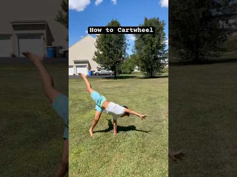 Learn how to cartwheel for beginners #tutorial #cartwheel