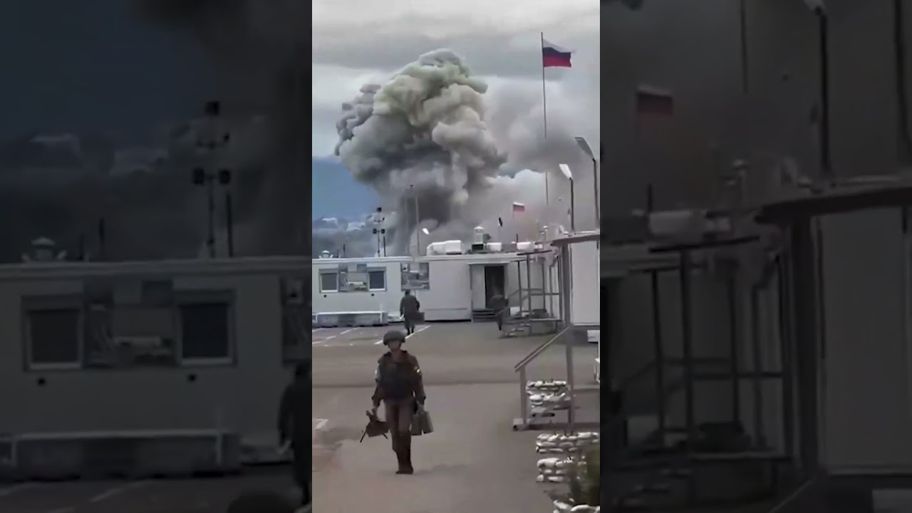 Азербайджан нанёс удар по российским миротворцам: свежие кадры