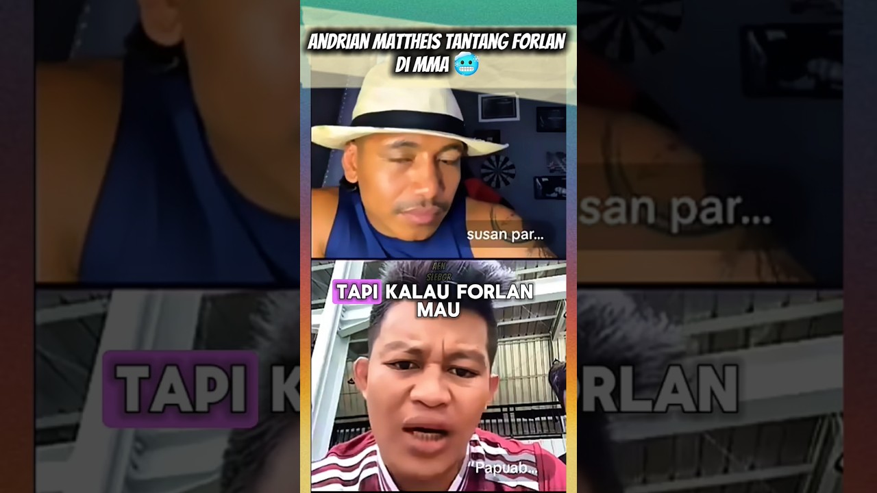ADRIAN MATTHEIS TANTANG FORLAN DI MMA🥶