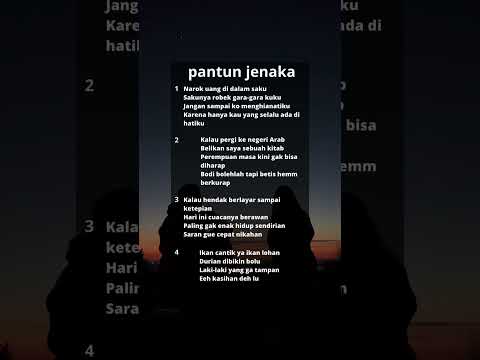 Pantun jenaka lucu#shorts #lucu #pantunjenaka #pantun #pantuncinta #pantunngeselin #pantunbaper