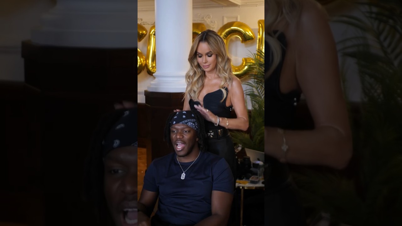Amanda Holden Turns Hair Stylist for KSI – Hilarious Moments! 😂