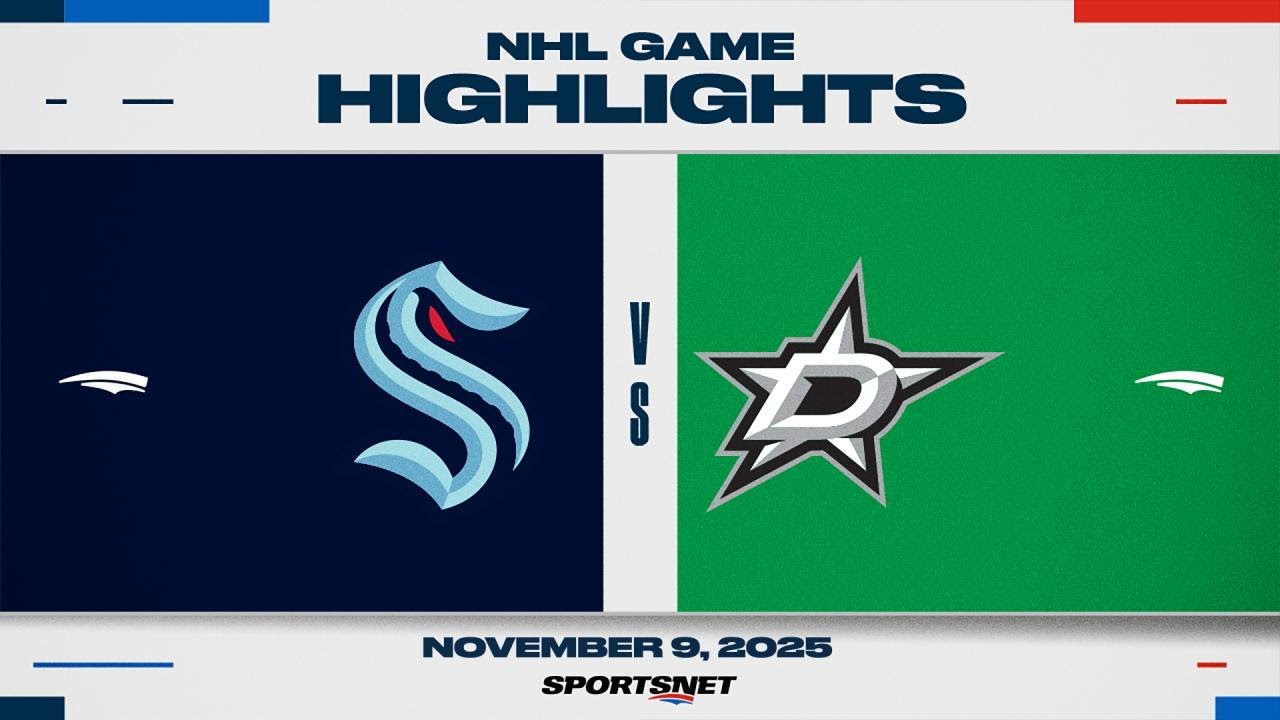NHL Highlights: Kraken vs. Stars 🏒 - Nov 9, 2025