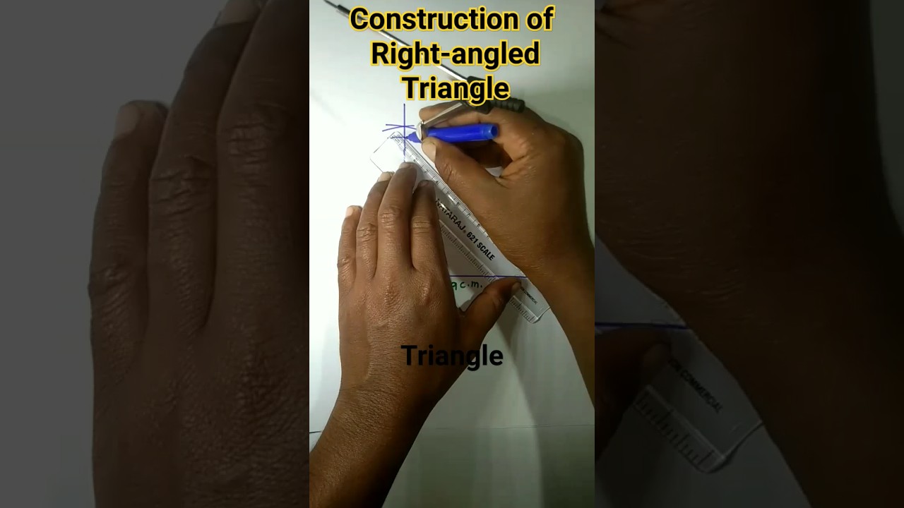 Draw a Right-Angled Triangle with a Compass โ๏ธ