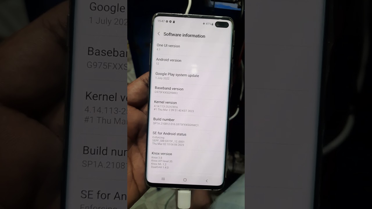 Root Samsung S10+ G975F on Android 12 UI4.1 Binary 16