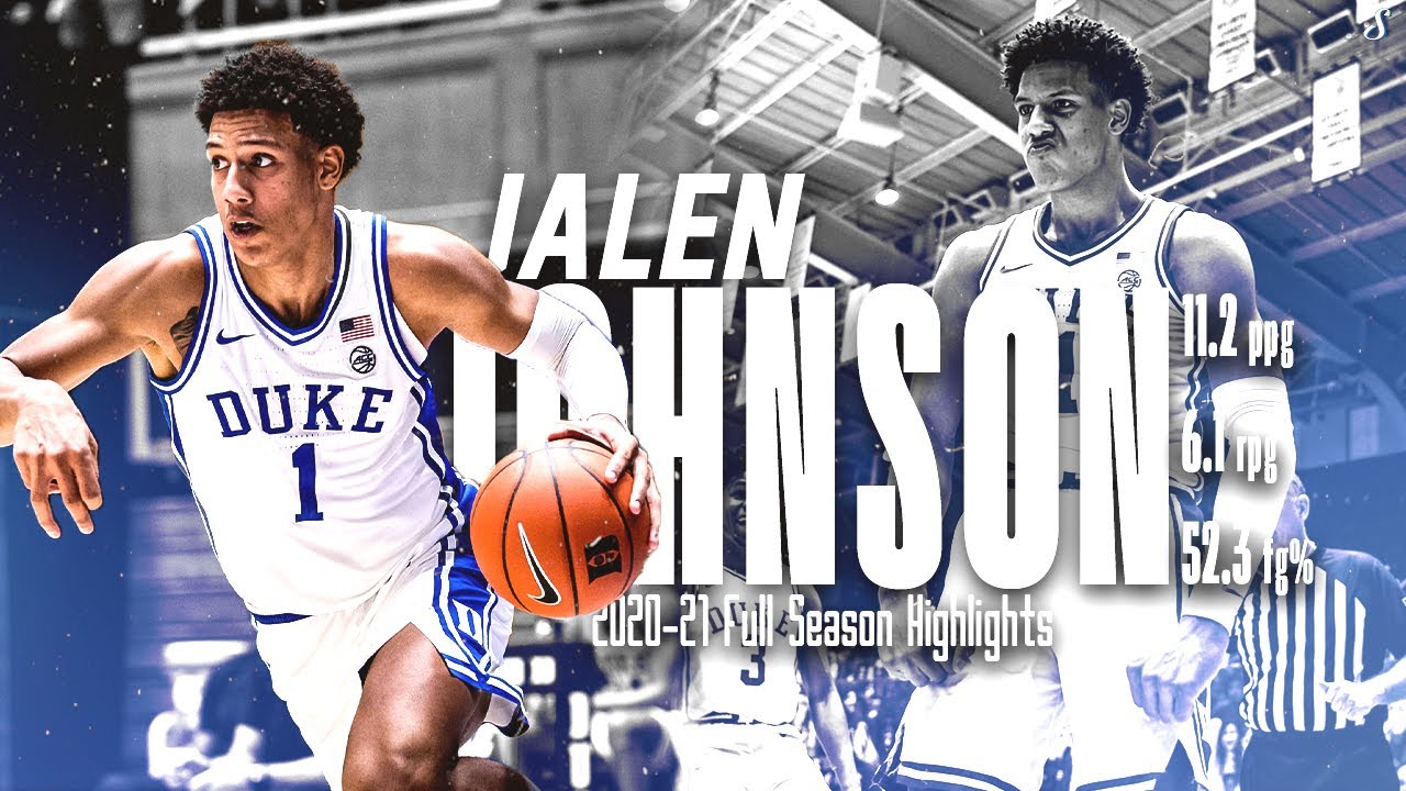 Jalen Johnson Duke 2020-21 Highlights | 11.2 PPG, 6.1 RPG
