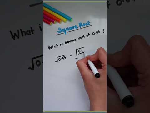 How to calculate Square Root of Decimal Number #shorts #squareroot #maths