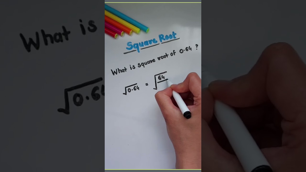Easy Steps to Find the Square Root of a Decimal Number 🔢
