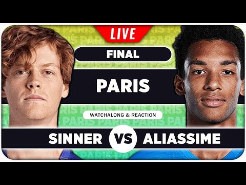 SINNER vs AUGER ALIASSIME âą ATP Paris 2025 Final âą LIVE Tennis Watchalong