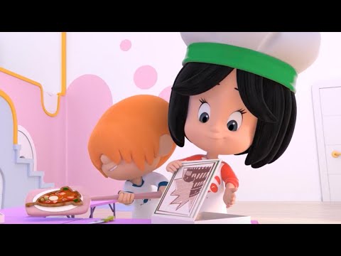 El Secreto está en la Pizza - Cleo y Cuquín episodio completo | caricaturas de la Familia Telerín