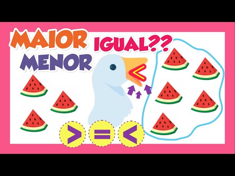 MAIOR, MENOR OU IGUAL - Vila Educativa