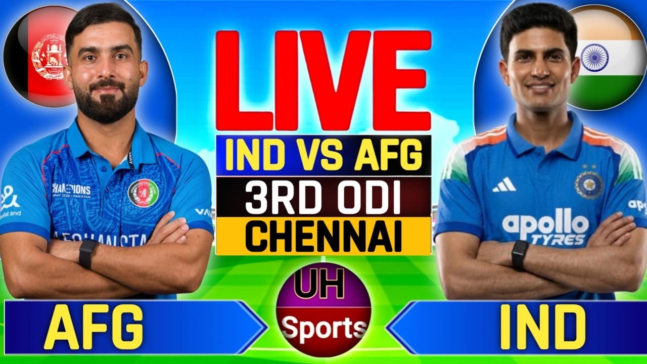 π΄ LIVE: India vs Afghanistan 3rd ODI 2026 | Live Cricket Match Commentary | Cricket Live Match Today