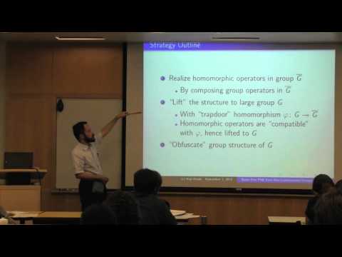 05 Koji Nuida on Fully Homomorphic Encryption from Non-Commutative Groups
