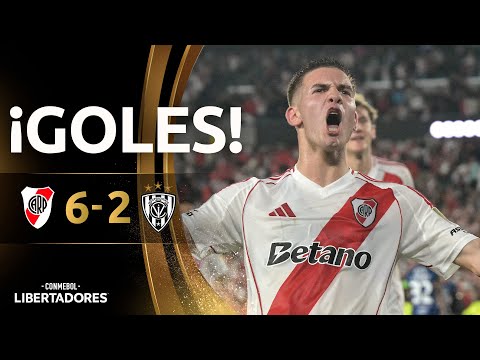 GOLES | RIVER PLATE vs. INDEPENDIENTE DEL VALLE | FASE DE GRUPOS | CONMEBOL LIBERTADORES 2025