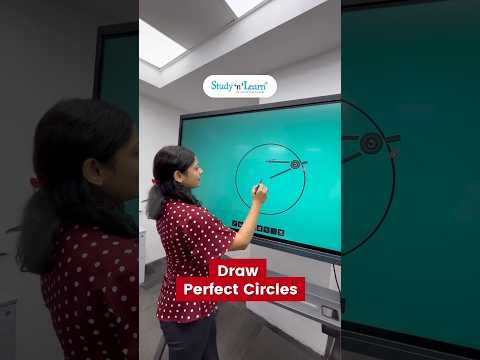 Interactive Flat Panel 65 Inch Smart Board - How To Use Smart Board Compass - Math Tools