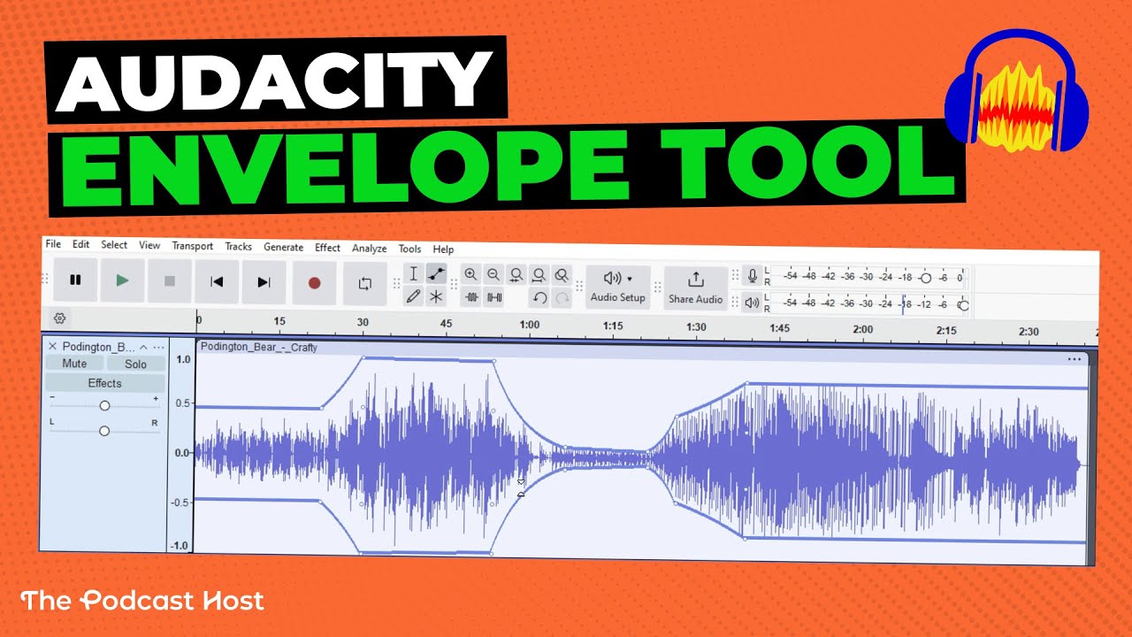 Master Audacity's Envelope Tool for Perfect Audio Fades 🎧