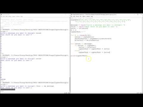 Caesar Cipher Encryption Using a Shifted Dictionary