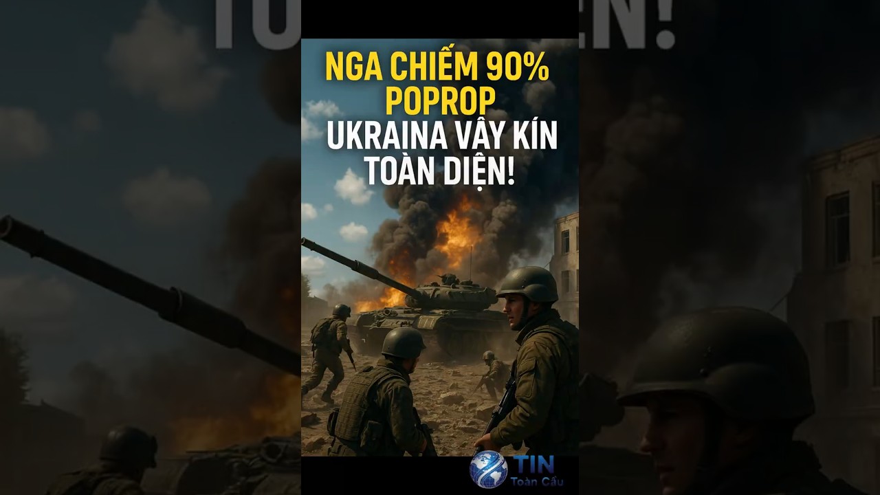 Nga Kiểm Soát 90% Poprop – Ukraina Bị Vây Kín Trong Trận Chiến Donbass