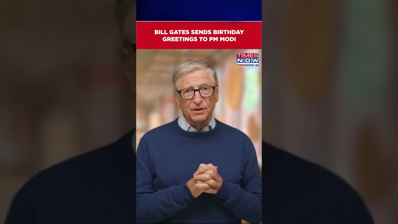 Bill Gates Wishes PM Modi on His 75th Birthday 🎉