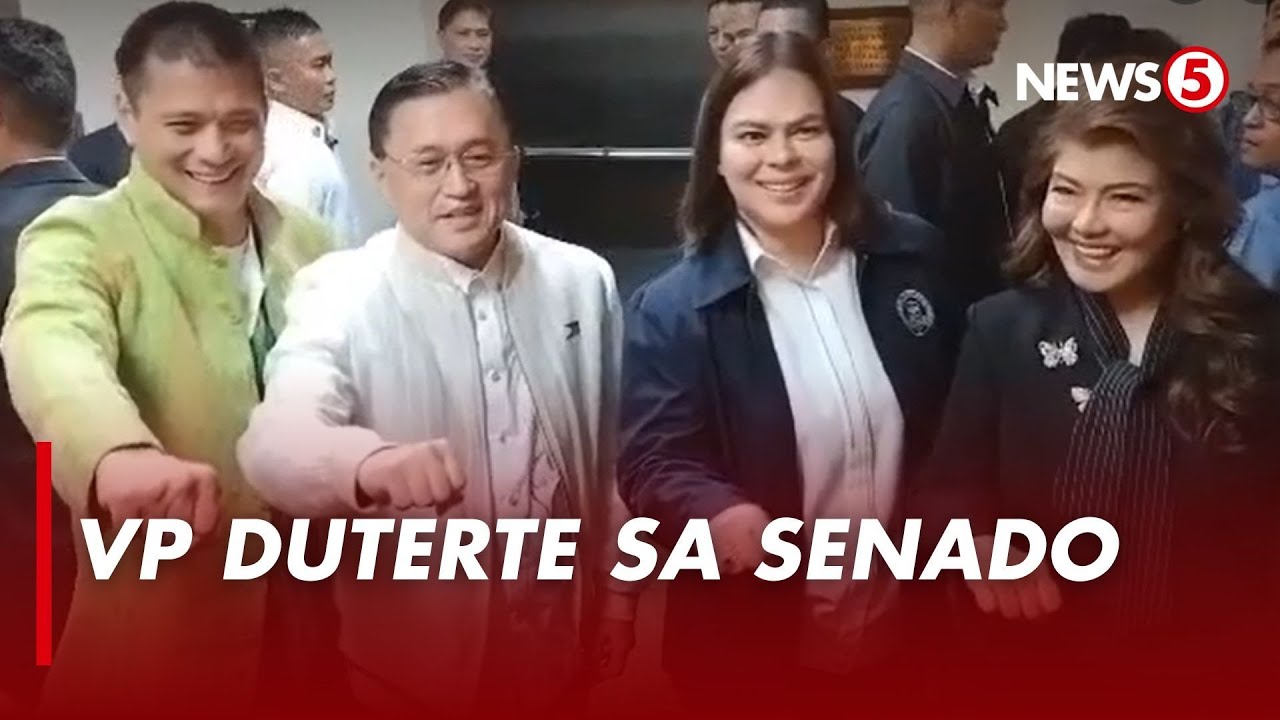 VP Sara Attends 2026 OVP Budget Debate at Senado