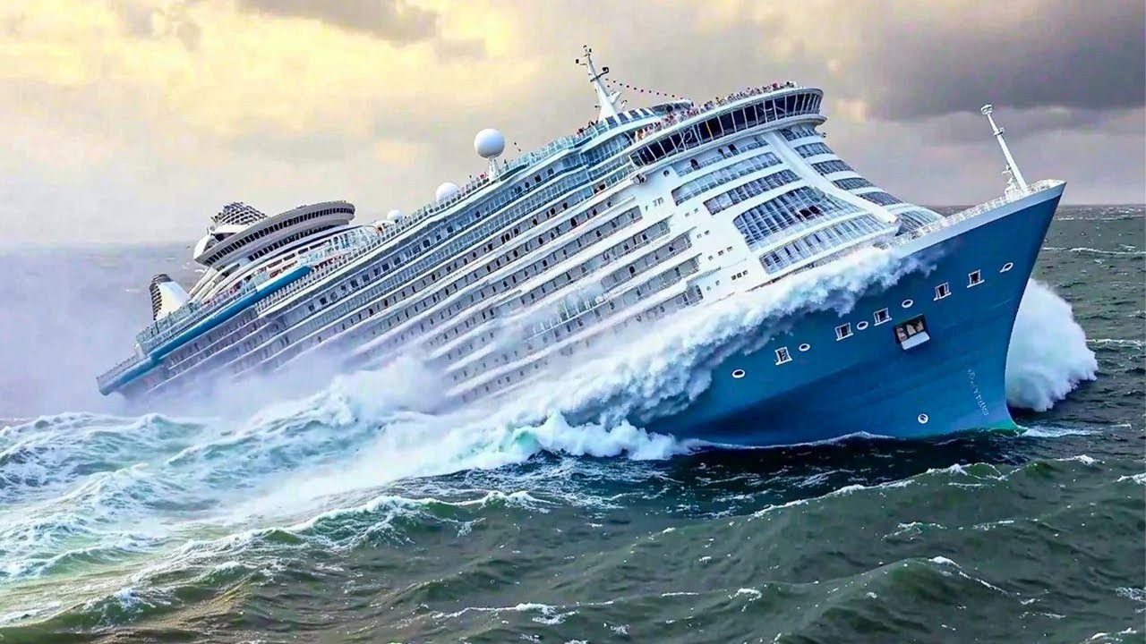 Navires de Croisière Pris dans des Tempêtes Impressionnantes ! 🌊
