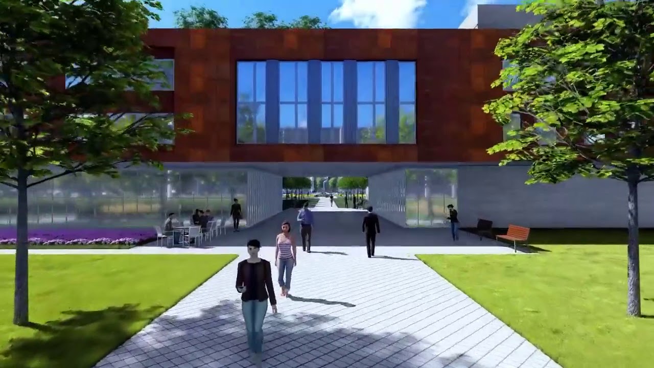 Flyover Rendering of Discovery Park at Brookhaven National Laboratory