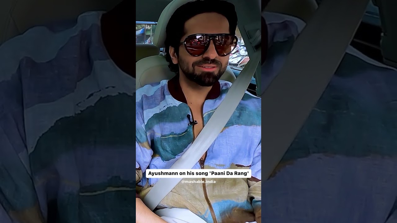 Ayushmann Shares Insights on 'Pani da Rang' 🎶