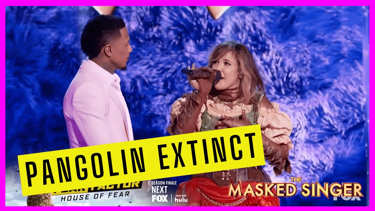 Pangolin Unmasked on Masked Singer 🦎