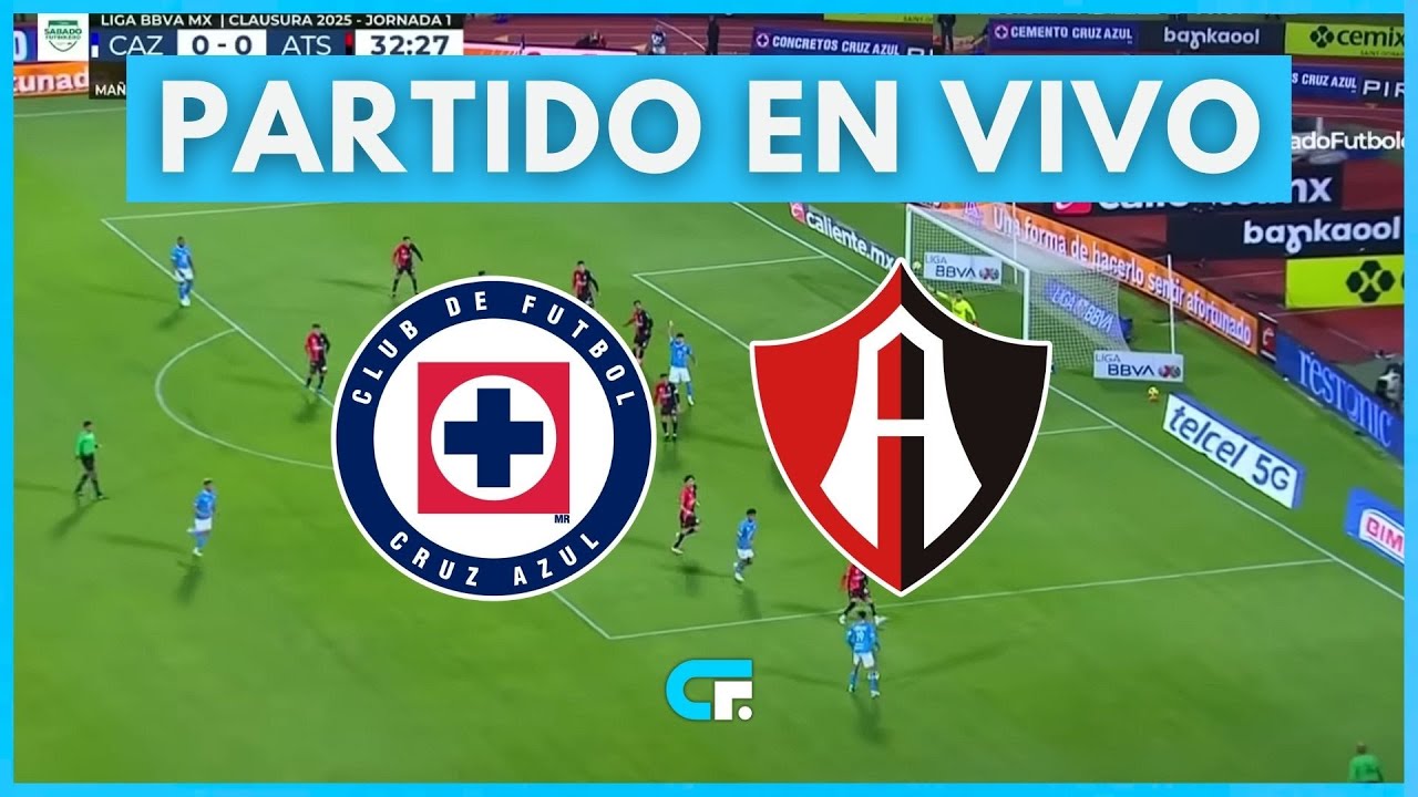 Cruz Azul vs Atlas en Vivo - Jornada 2 Liga MX 2026 🏆