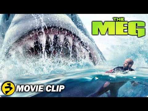 THE MEG | Enormous Killer Shark v Jason Statham | Movie Clip